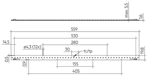 Tridonic 20x560mm 2400lm 840 HV SNC3, LED Linear Module, Long life-time, IP00, 5yrs Warranty. 28002923  Tridonic LLE